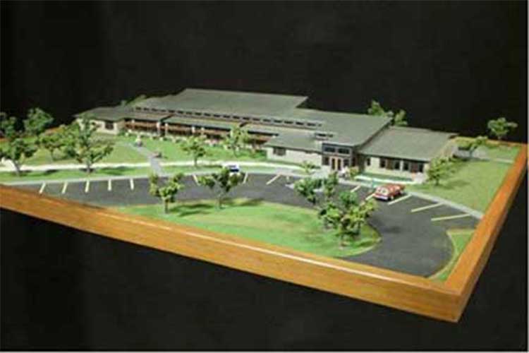Picture of Architectural Model of DNR Building