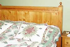 Image of Headboard with Carving Detail