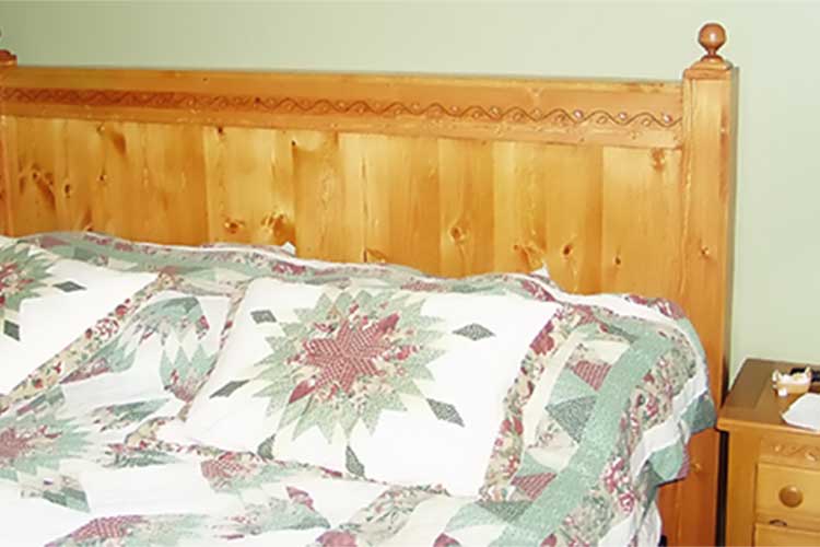 Picture of Headboard with Carving