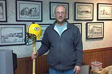 Tiki Torch Helmet Cover