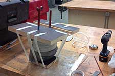 Image of Tiki Torch Helmet Cover