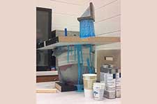 Image of Tiki Torch Helmet Cover