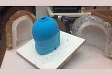 Image of Tiki Torch Helmet Cover