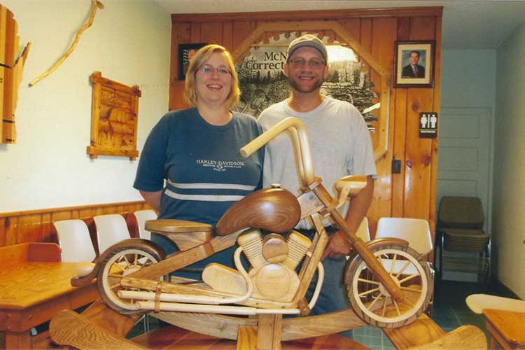 Picture of Wooden Motorcycle